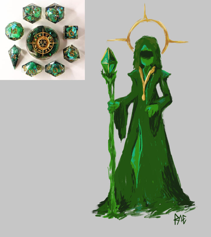 Green Dice Keeper