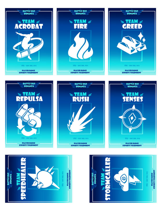 Fortnite Tournament Badges I